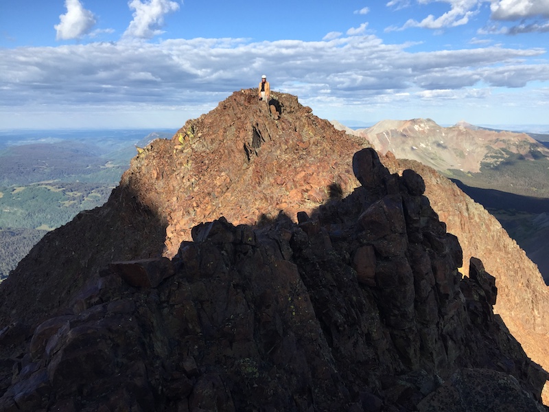 West ridge of El Diente