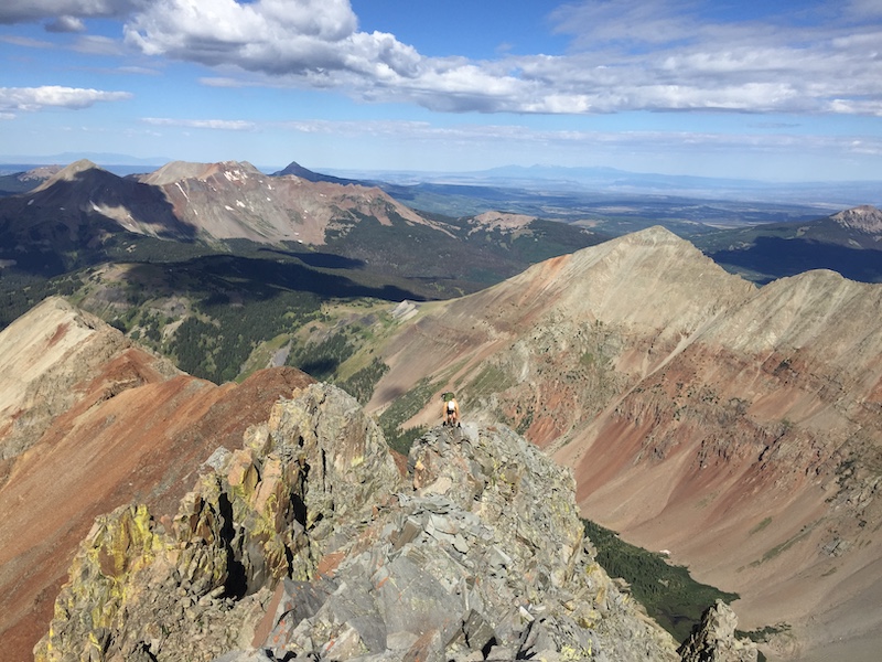 West ridge of El Diente