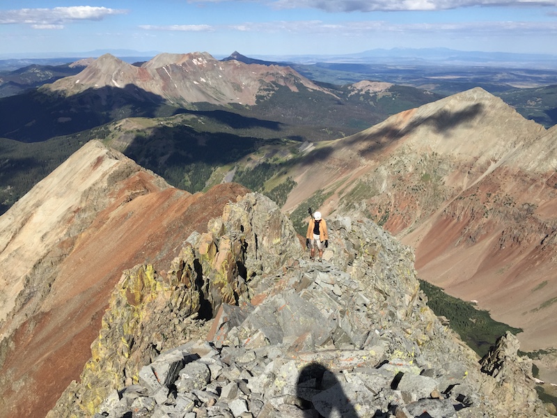 West ridge of El Diente