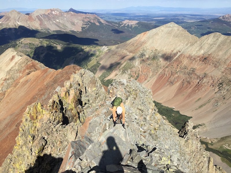 West ridge of El Diente