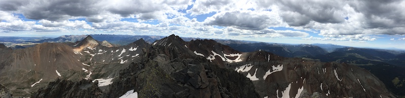 West ridge of El Diente