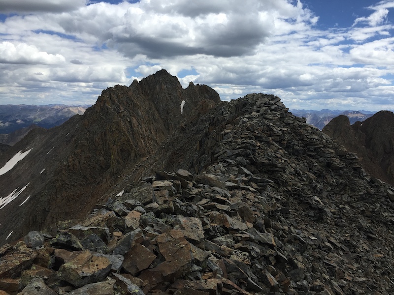 West ridge of El Diente