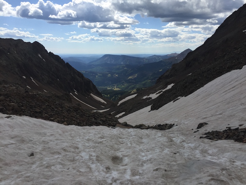 West ridge of El Diente