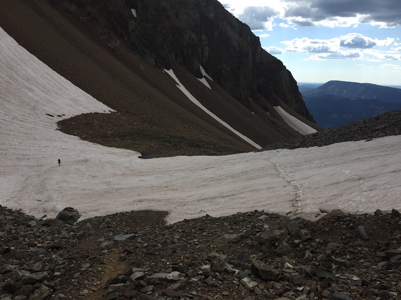 West ridge of El Diente